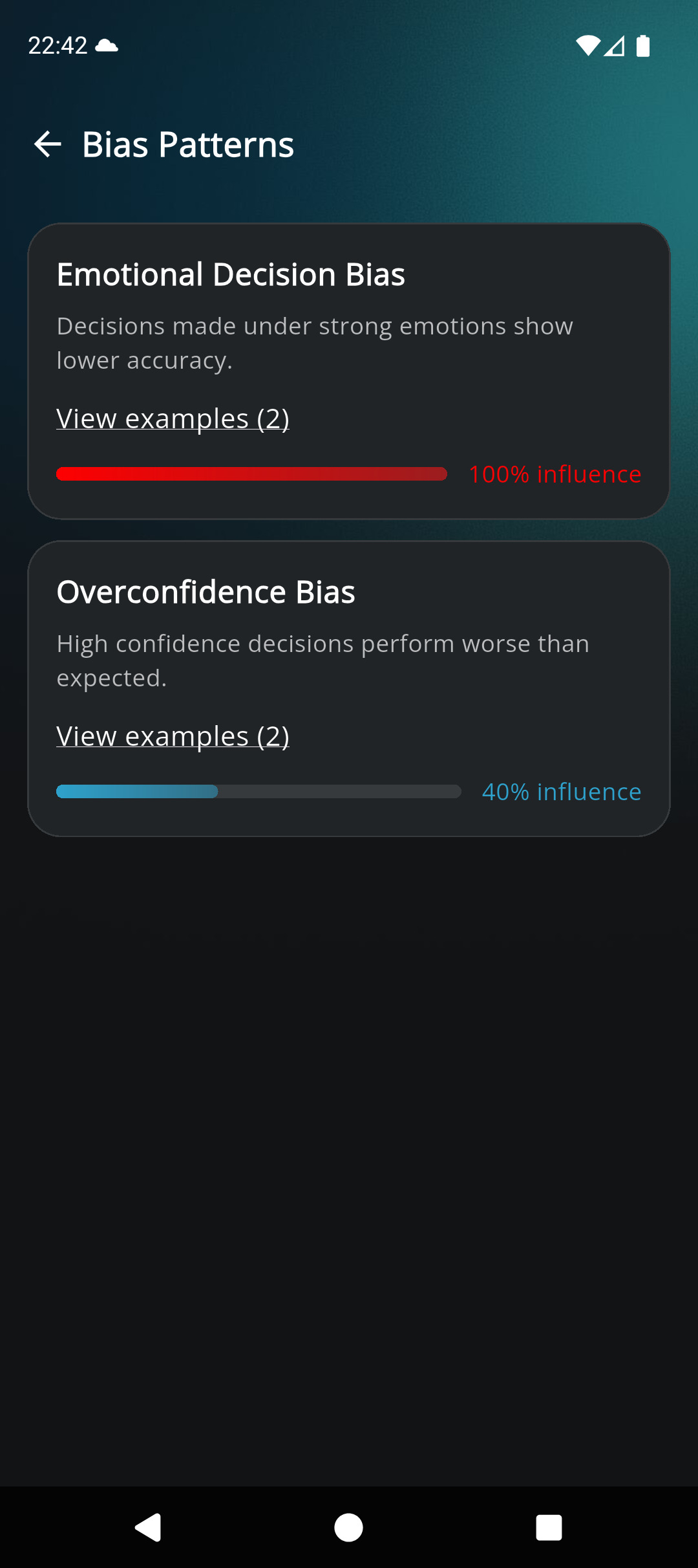 Bias Patterns